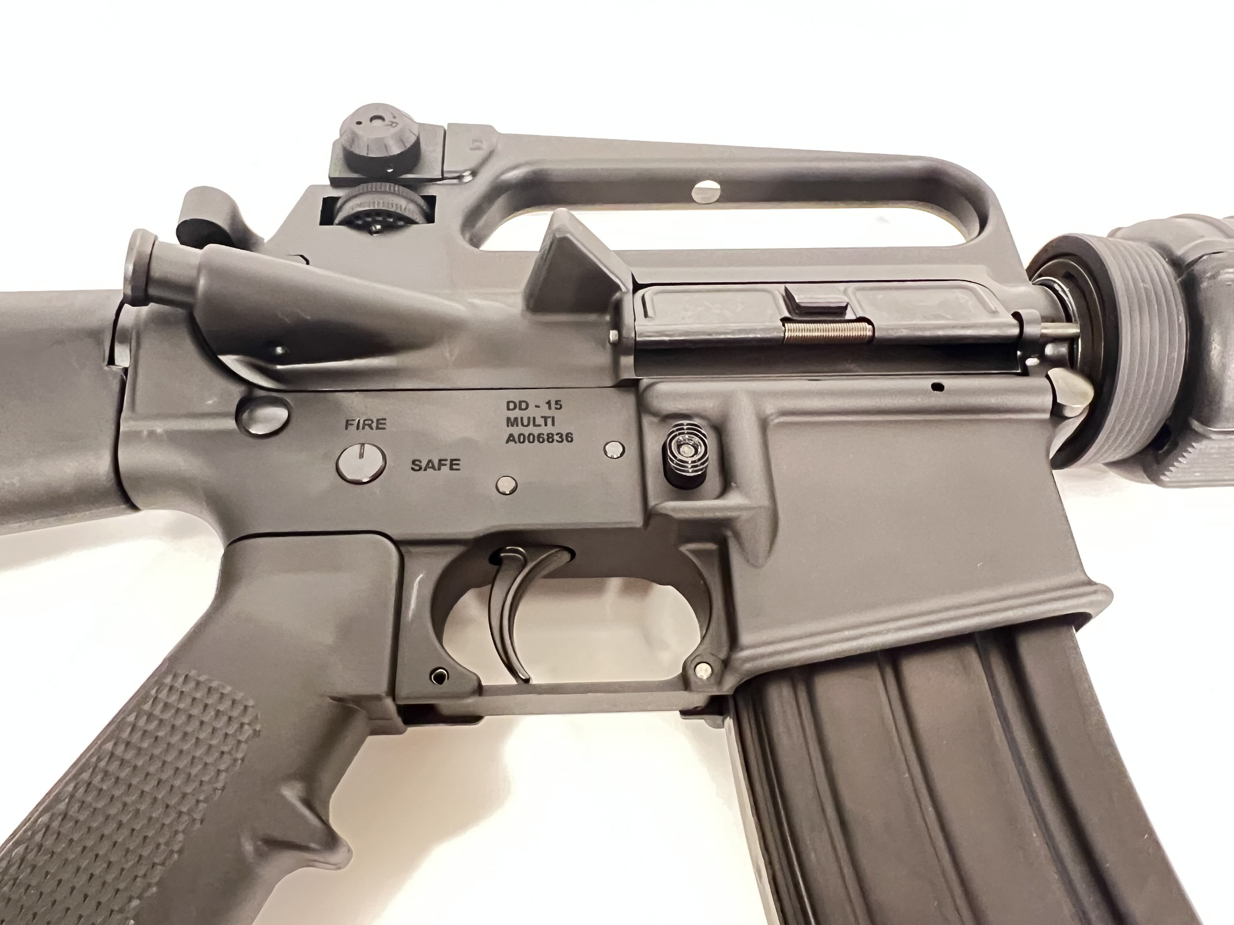 M16A2 — right side closeup